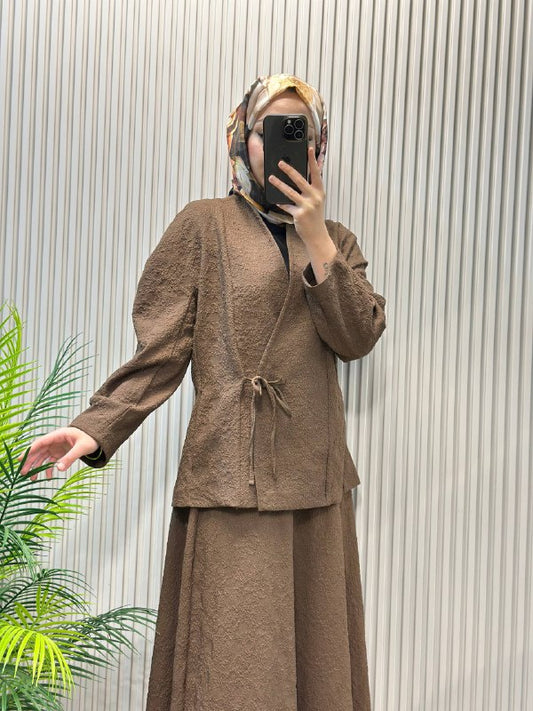 Kadriye Baştürk Şık Etek Ceket Takımı