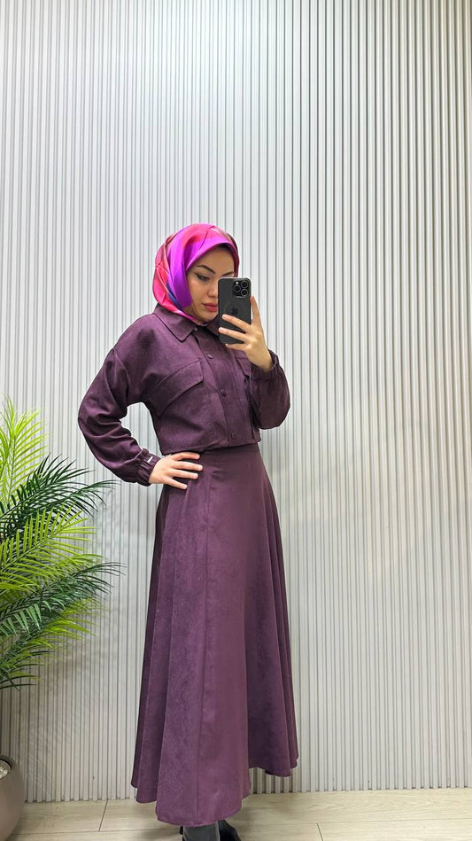 Tıg Triko Süet Takım