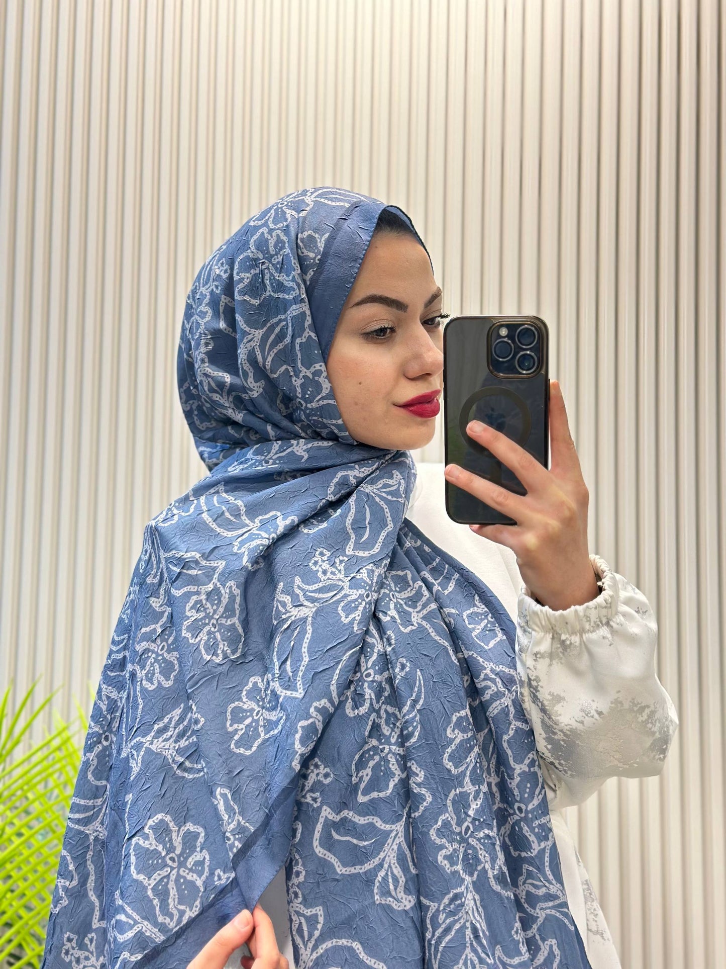 Şehr-i şal Bambu Kraş Baskılı