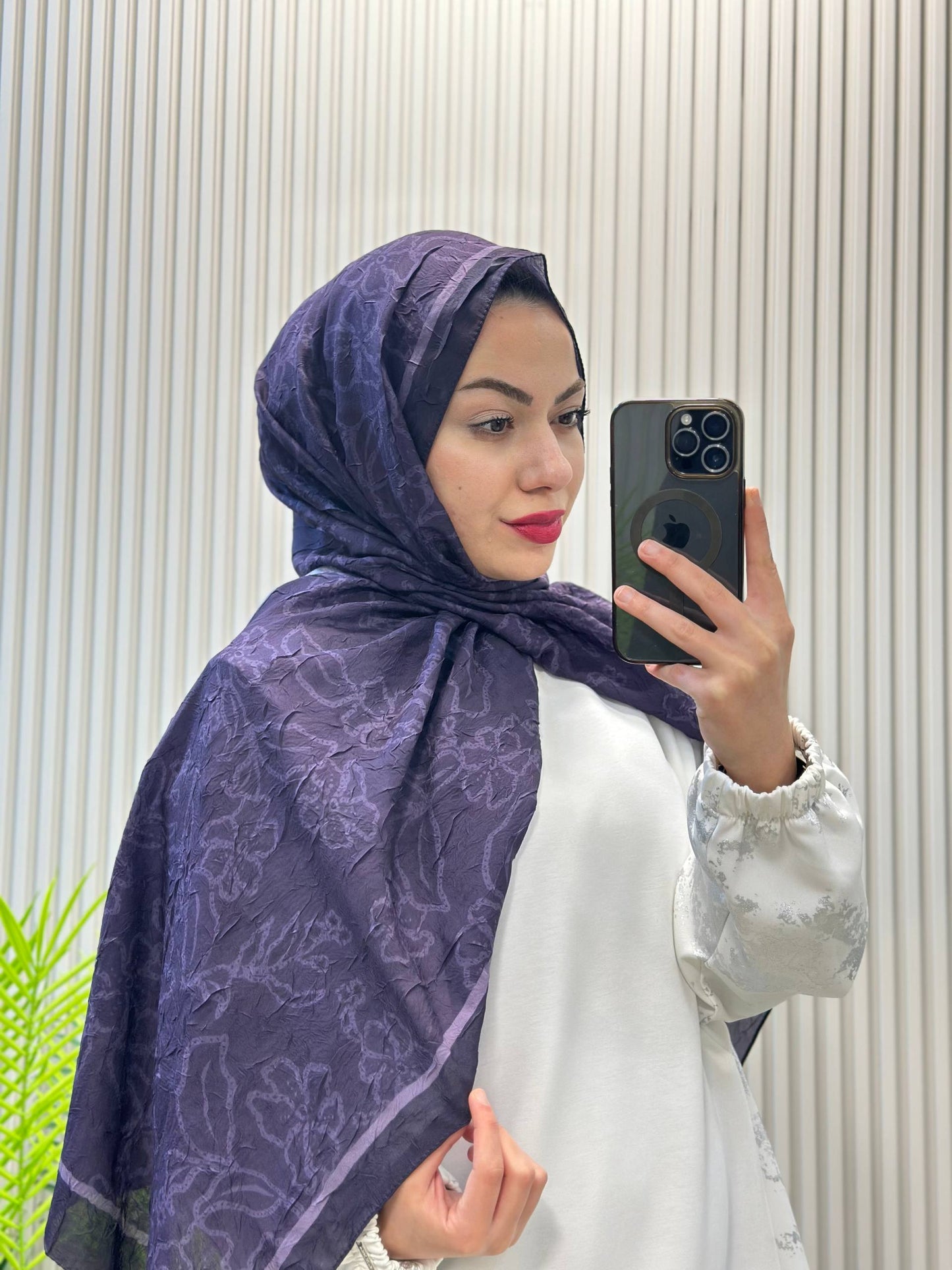 Şehr-i şal Bambu Kraş Baskılı